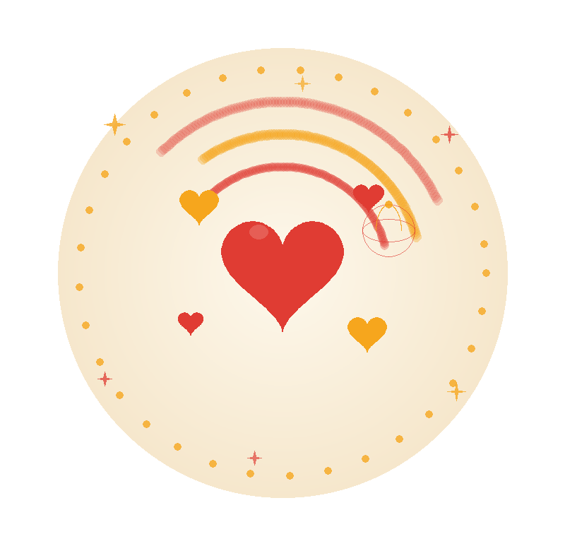 Impact Echo - a heart radiating impact across organizations and volunteers